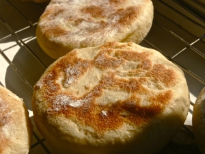 An english muffin- done and dusted!